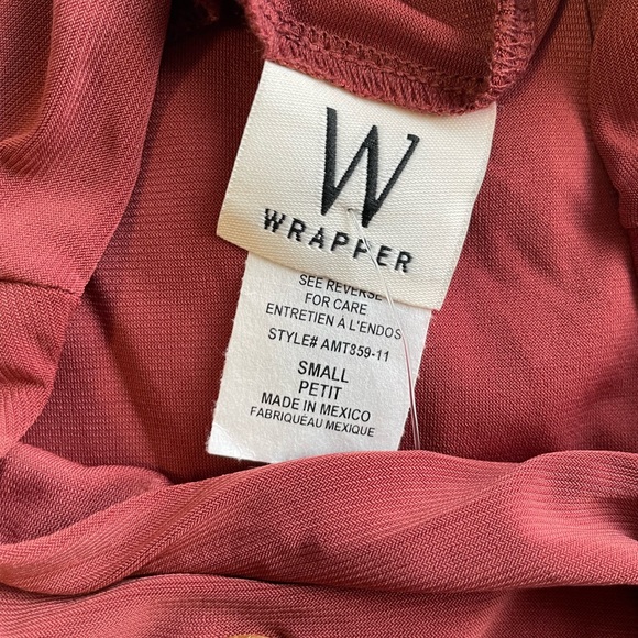 New Wrapper brown top - Picture 4 of 4